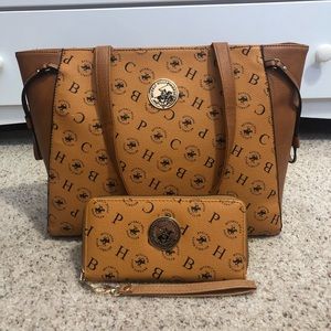 Beverly Hills Polo Club purse with matching wallet